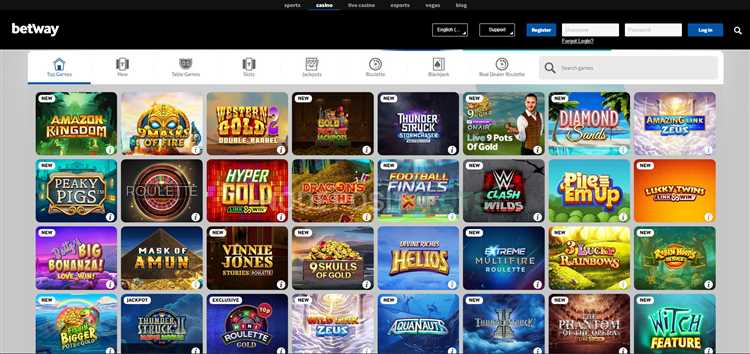 Betway casino slots