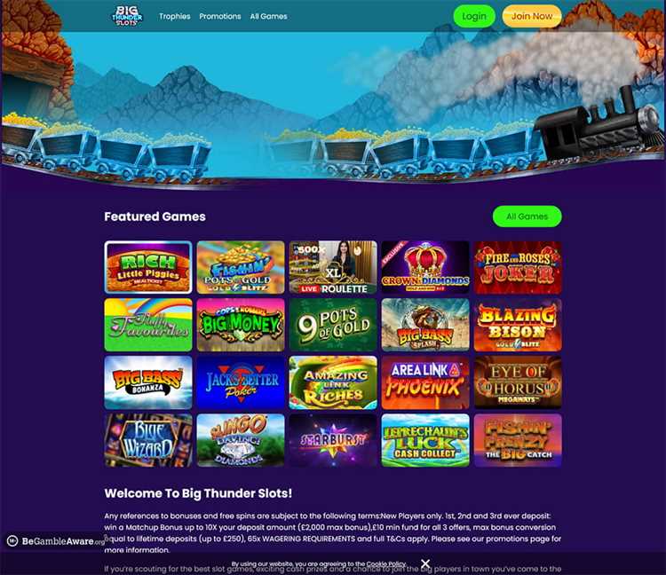 Big thunder slots online casino review