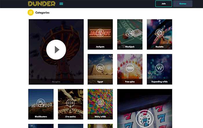 Dunder casino casino slots online