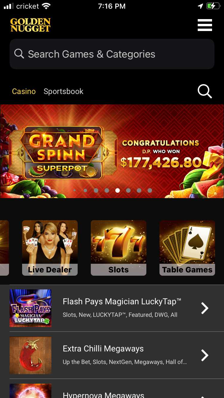 Discover the Wide Selection of Online Slot Games at Golden Nugget Casino