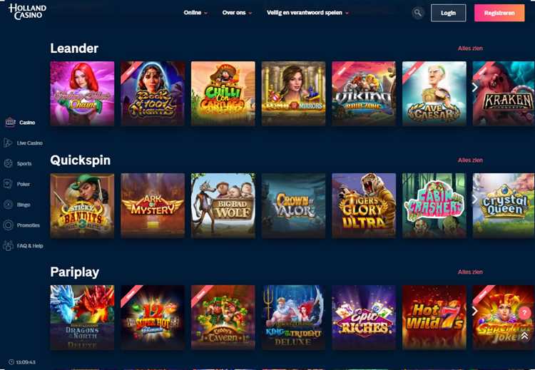 Holland casino slots online