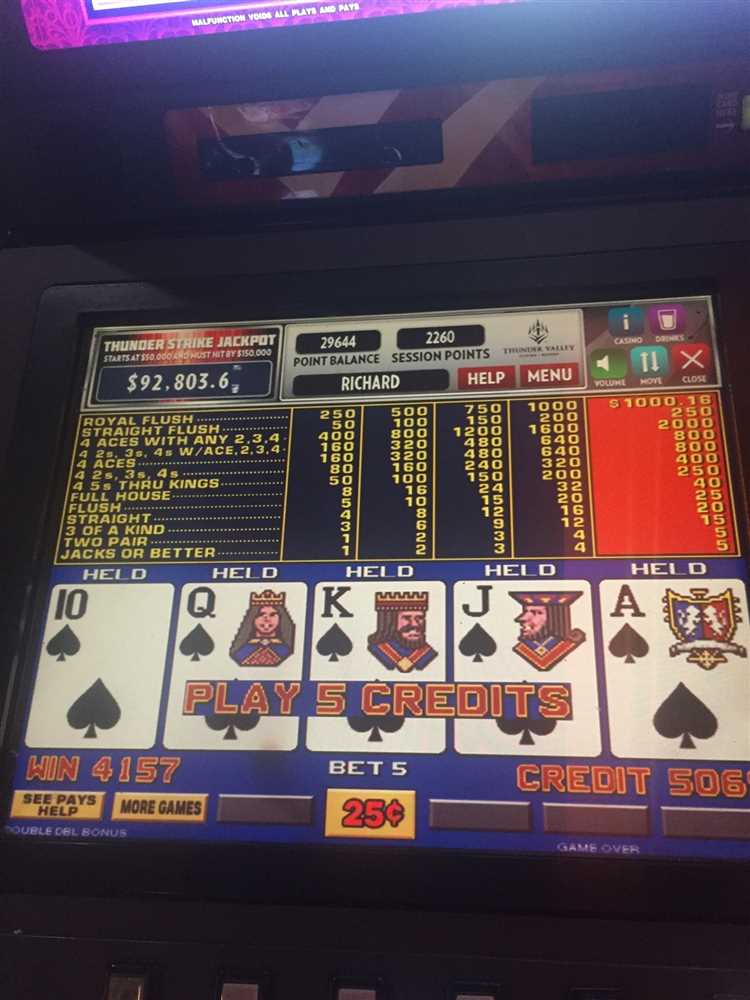 How many slots does thunder valley casino have