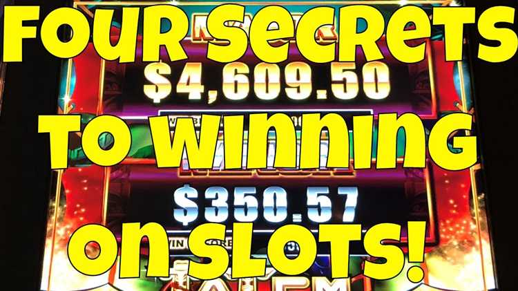 How to win slots at a casino