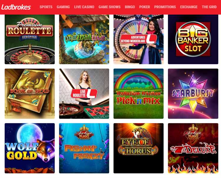 Ladbrokes casino slots