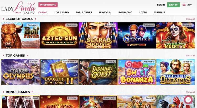 Join the winners' circle with Lady Linda Slots