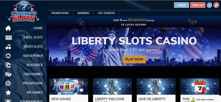 Liberty slots online casino