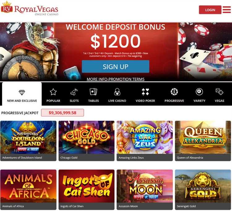 Royal vegas casino online slots