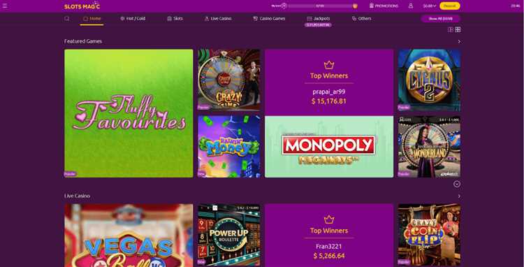 Join the Winning Wonderland of Slots Magic Online Casino