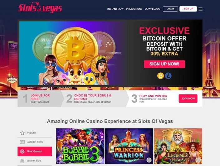 Slots of vegas online casino instant play