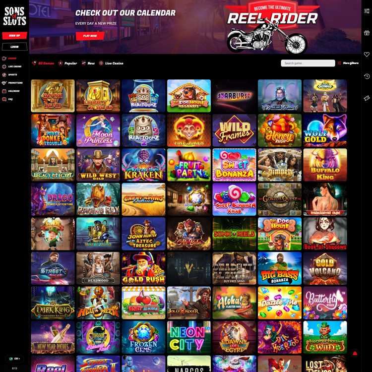 Start Your Gambling Adventure Today – Sign up at Sons of Slots!