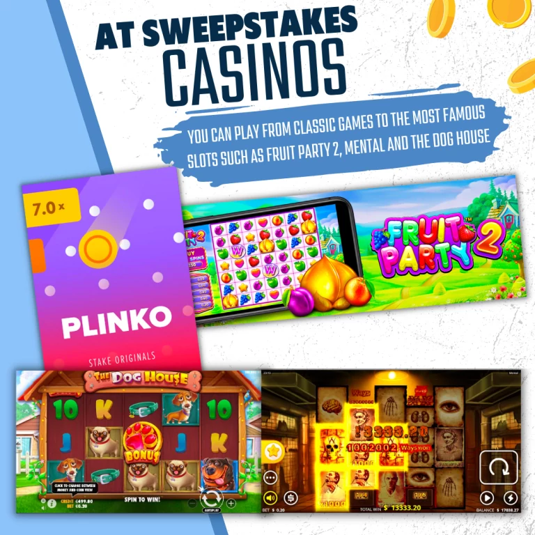 Sweepstakes casino slots