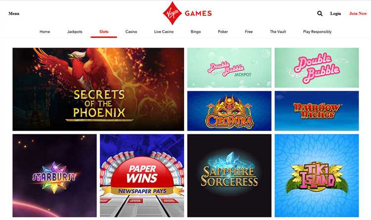 Virgin casino free slots online