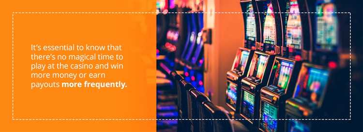 Analyzing Payout Data: A Key to Determine the Best Time to Engage with Slot Machines